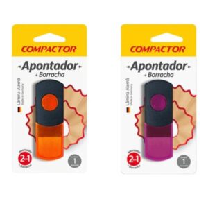 APONTADOR 2 EM 1 C/BORRACHA