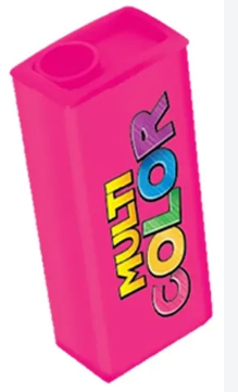 APONTADOR COM DEPÓSITO MULTICOLOR ROSA