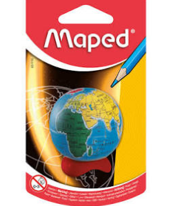 APONTADOR GLOBO 1 FURO COM DEPOSITO BLISTER X 1