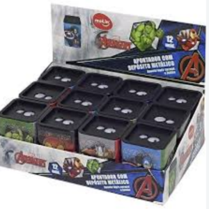 APONTADOR METALICO QUADRADO AVENGERS