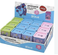 APONTADOR METALICO QUADRADO STITCH