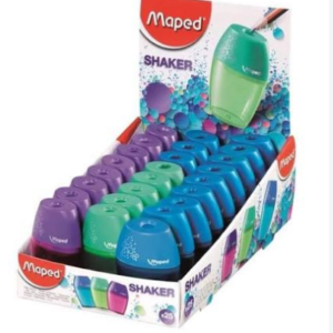 APONTADOR SHAKER 1 FURO COM DEPOSITO CORES SORTIDAS