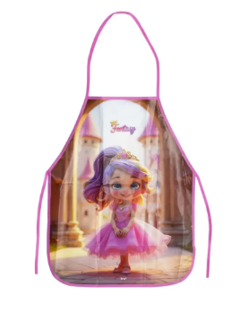 AVENTAL INFANTIL PLÁSTICO FANTASY - BLISTER C/ 1UN