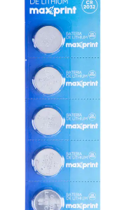BATERIA LITHIUM MAXPRINT CR2032 3V BT C/ 5