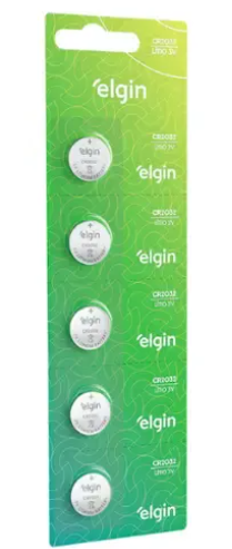 BATERIA LITIO CR2032 BLISTER COM 5 PECAS