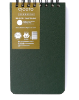 BLOCO WIRE-O CLASSICA PAUTADO 12X20 VERDE OLIVA