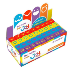 BORRACHA CUBO DECORADA JOY LEO&LEO