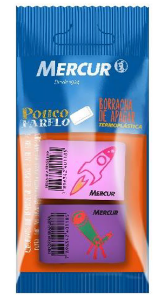 BORRACHA MERCUR TR ANATOMICA PULL PACK COM 2 PECAS SORTIDO