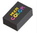 BORRACHA MULTICOLOR PRETA