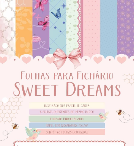 CADERNO FICHARIO SWEET DREAMS 75G 80FLS