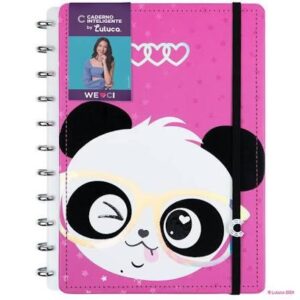 CADERNO PANDALU GLOW BY LULUCA - GRANDE