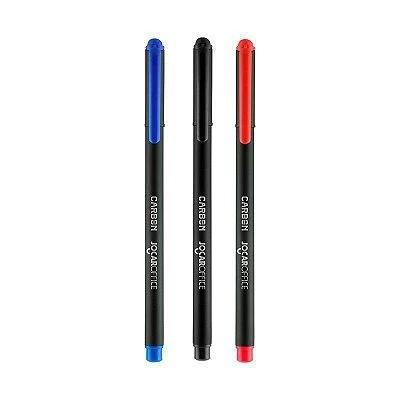 CANETA ESF. CARBON 0.7 -  AZUL PRETA VERMELHA JOCAR OFFICE