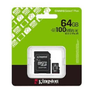 CARTAO M.SD KINGSTON SDCS3 64GB S. PLUS