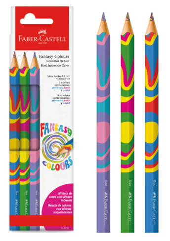 ECOLÁPIS DE COR FANTASY COLOURS CTL C/3 FSC*