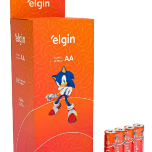 Tubo 40 Pilhas Zinco Carvão Aa Pequena Comum Elgin