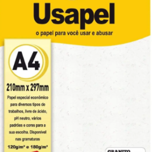 USAPEL GRANITO NATURAL 180G/M2 210X297MM(A4) 50FLS